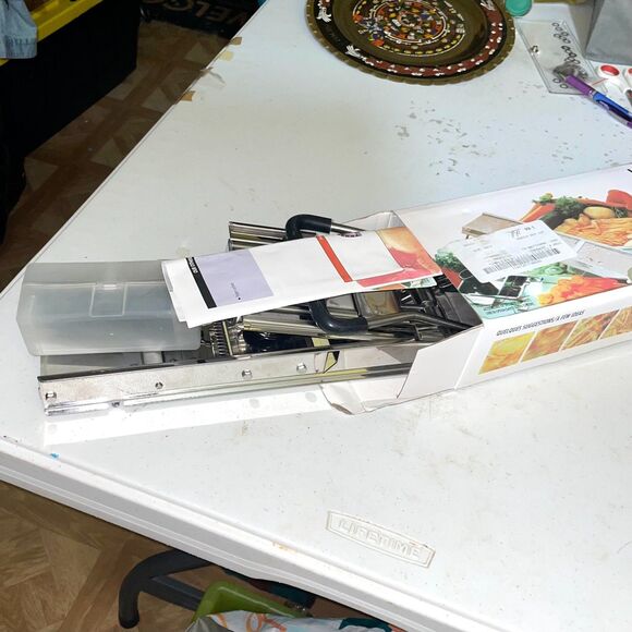 Libertyware Stainless Steel Mandoline Vegetable Slicer MAND1 – Pro Kitchen Tool - Picture 12 of 15